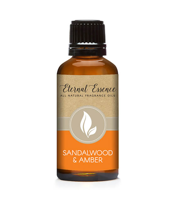 All Natural Fragrance Oils - Sandalwood & Amber