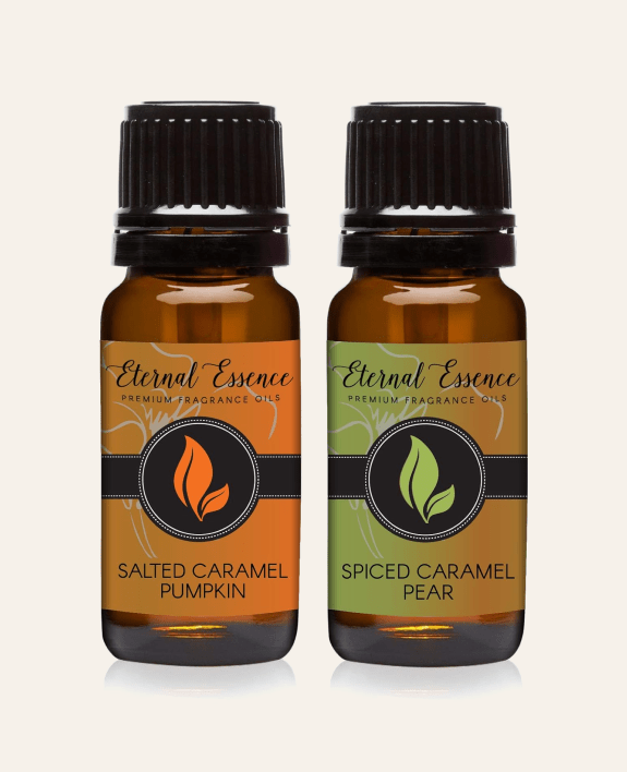 Salted Caramel Pumpkin & Spiced Caramel Pear