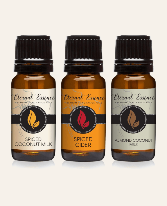 Spiced Cider, Almond Coconut Milk & Spiced Coconut Milk