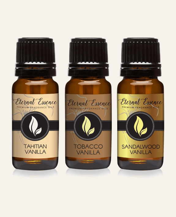 Tahitian Vanilla, Tobacco Vanilla & Sandalwood Vanilla