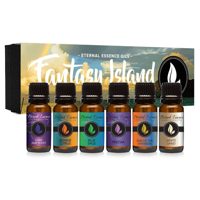 Fantasy Island - Gift Set of 6 Premium Fragrance Oils