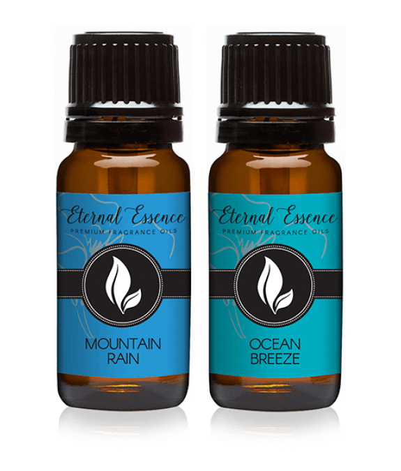 Pair (2) - Mountain Rain & Ocean Breeze - Premium Fragrance Oil Pair - 10ML