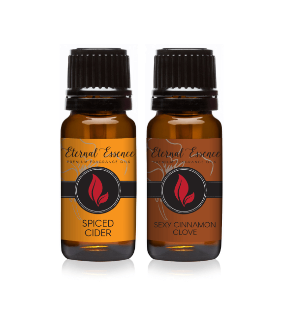 Pair (2) - Spiced Cider & Sexy Cinnamon Clove - Premium Fragrance Oil Pair - 10ml