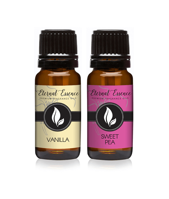 Pair (2) - Vanilla & Sweet Pea - Premium Fragrance Oil Pair - 10ML