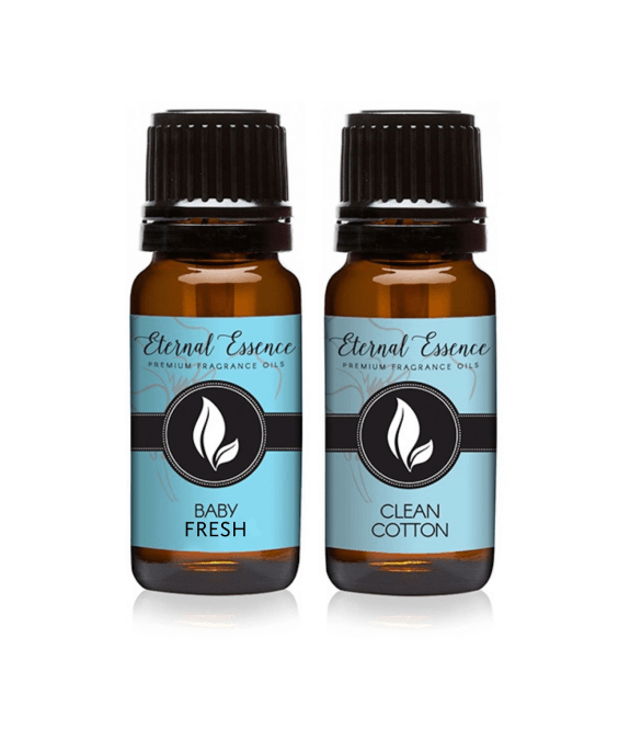 Pair (2) - Baby Fresh & Clean Cotton - Premium Fragrance Oil Pair - 10ML by Eternal Essence Oils