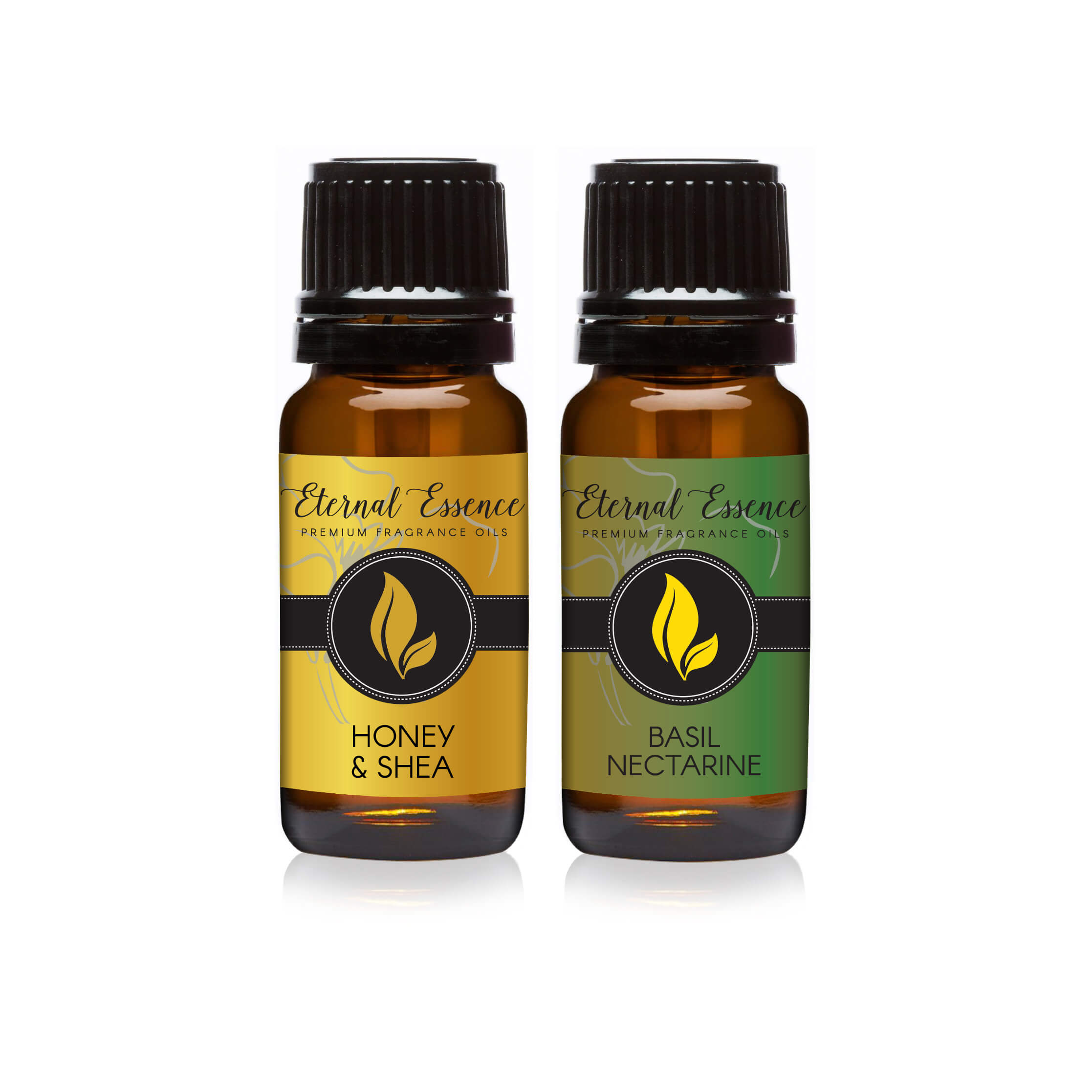 Pair (2) - Basil Nectarine & Honey & Shea - Premium Fragrance Oil Pair - 10ML