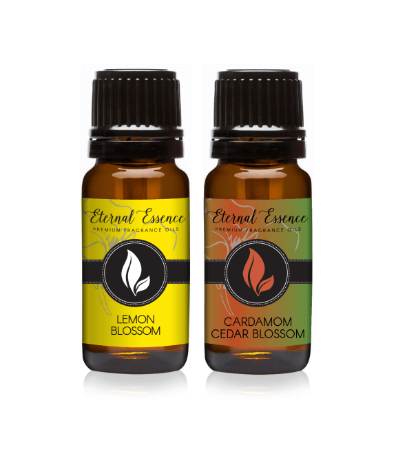Pair (2) - Cardamom Cedar Blossom & Lemon Blossom - Premium Fragrance Oil Pair - 10ML