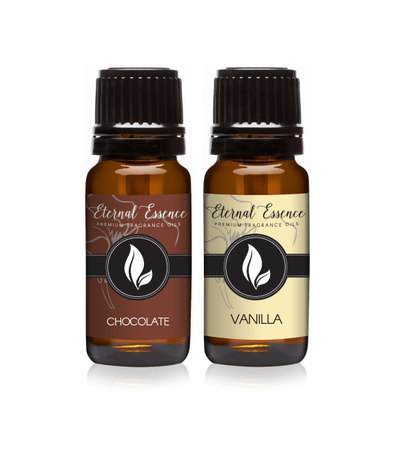 Pair (2) - Chocolate & Vanilla - Premium Fragrance Oil Pair - 10ml