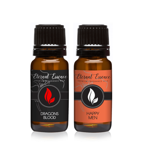 Pair (2) - Dragons Blood & Happy Men - Premium Fragrance Oil Pair - 10ML by Eternal Essence Oils