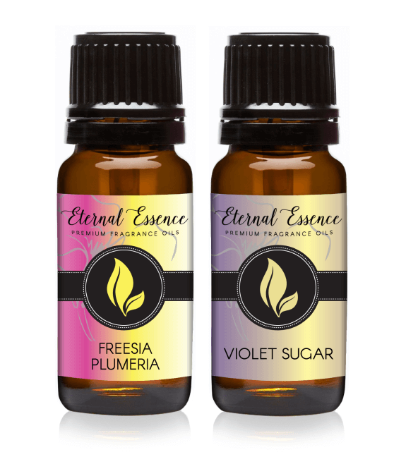 Pair (2) - Freesia Plumeria & Violet Sugar - Premium Fragrance Oil Pair - 10ML by Eternal Essence Oils