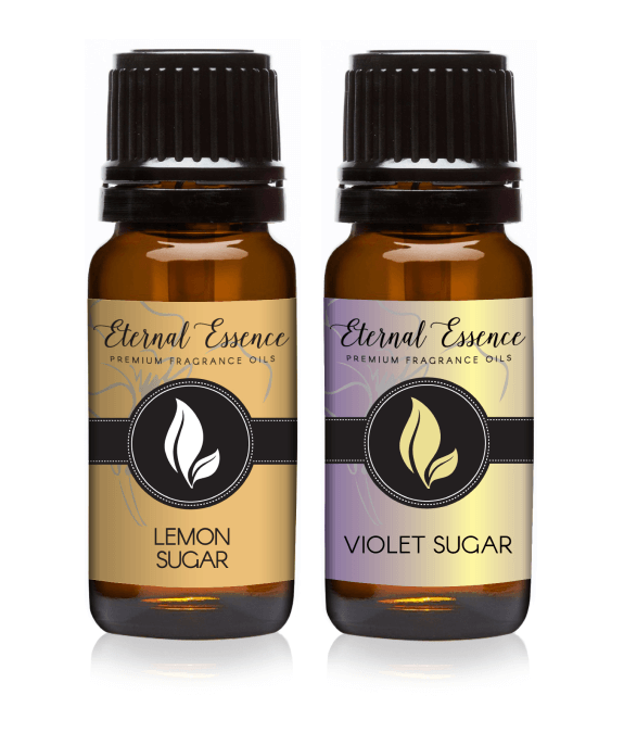 Pair (2) - Lemon Sugar & Violet Sugar - Premium Fragrance Oil Pair - 10ML by Eternal Essence Oils