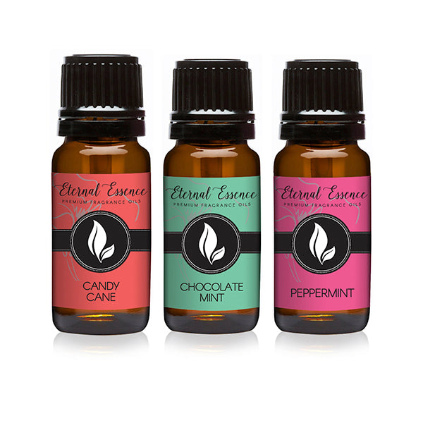 Trio (3) - Candy Cane, Peppermint & Chocolate Mint - 10ML