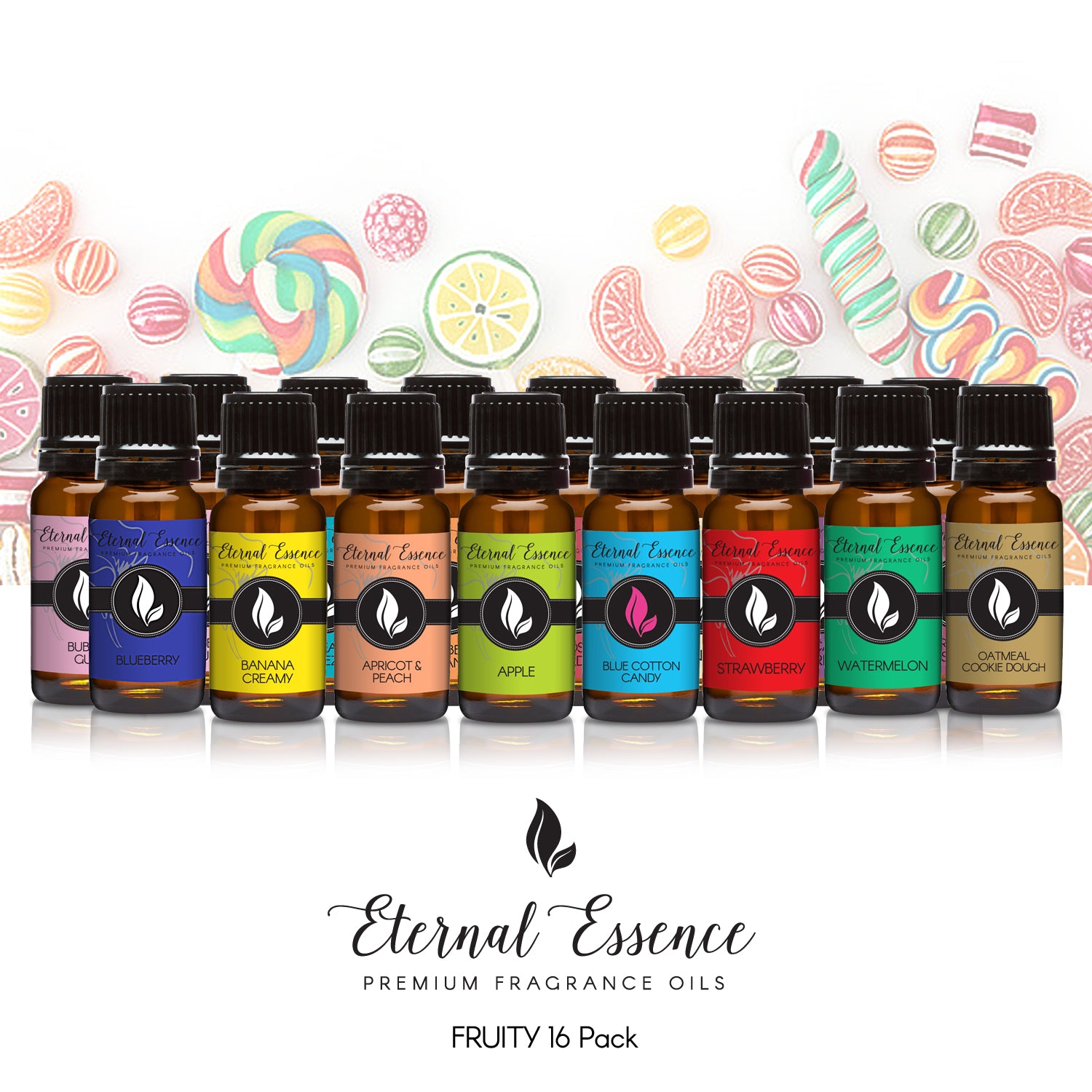 Fruity - Set of 16 Premium Fragrance Oils - Eternal Essence Oils