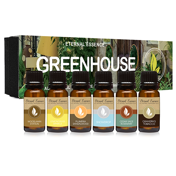 Green House - Gift Set Of 6 All Natural Fragrance Oils