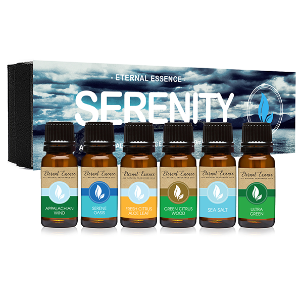 Serenity - Gift Set Of 6 All Natural Fragrance Oils